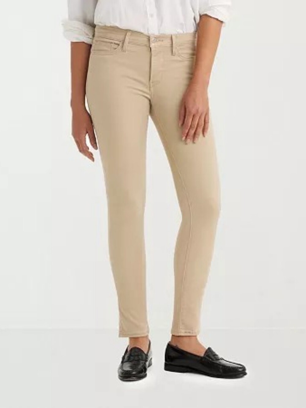 Levi's Beige/Tan Classic Five-Pocket Jeans